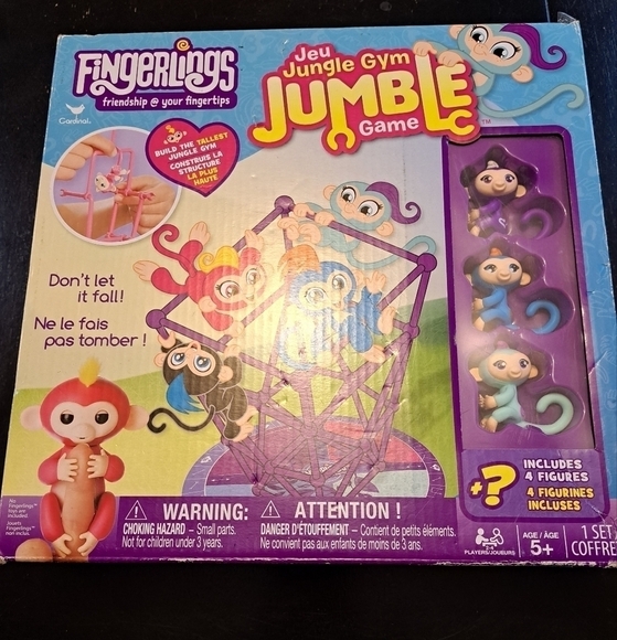 NIB Turtle Flip & Fingerlings Jungle Gym Jumble Game - Picture 2 of 12